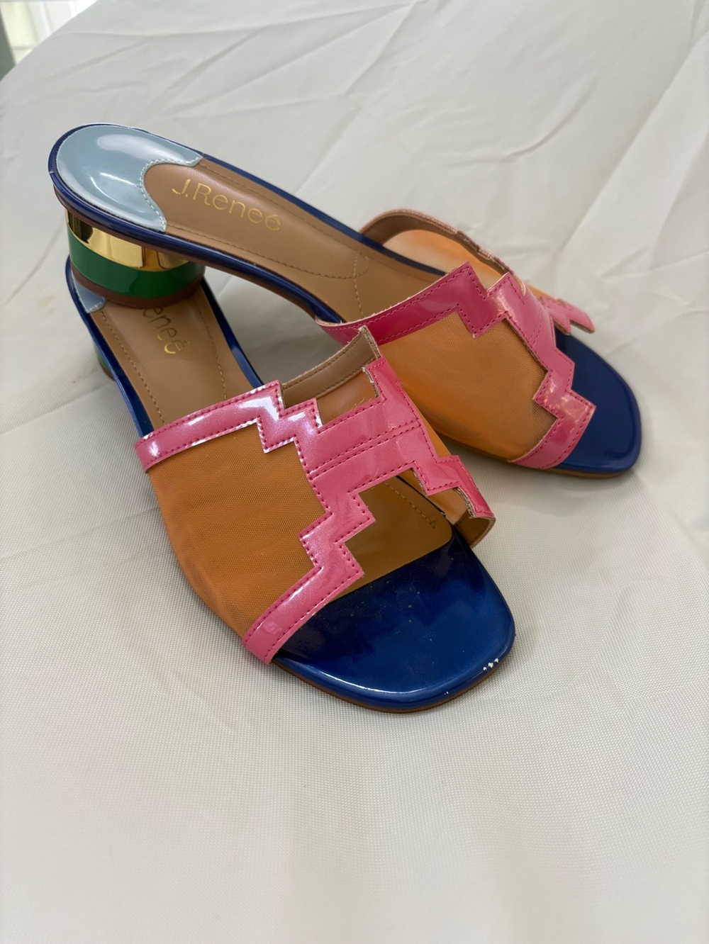 J Renee 9W multicolored shoes